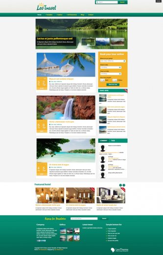 Портал по туризму - Leo Travel для Joomla 2.5